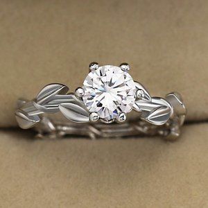 🌸Lovely 925 Silver Plated Fashion Bijoux Leaf Ring For Woman, GPMB1506